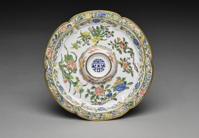 图片[3]-Cup and saucer with landscape and floral decor, Qing dynasty, Kangxi reign（1662-1722）-China Archive